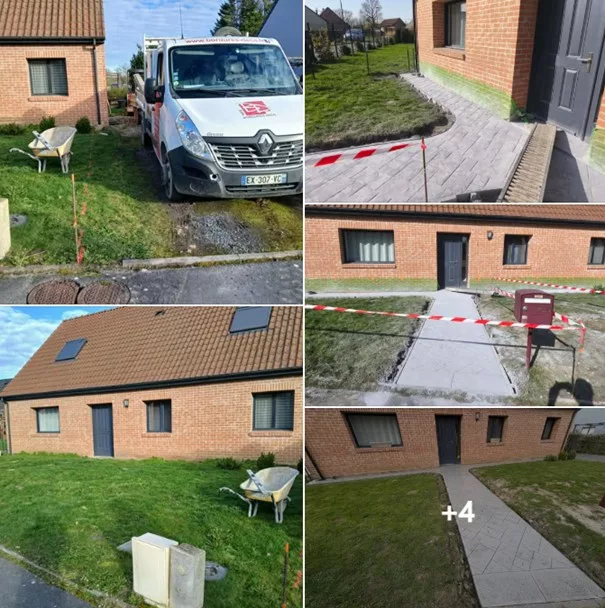 🧐 Un Avant/Après entrée de maison à Marchiennes