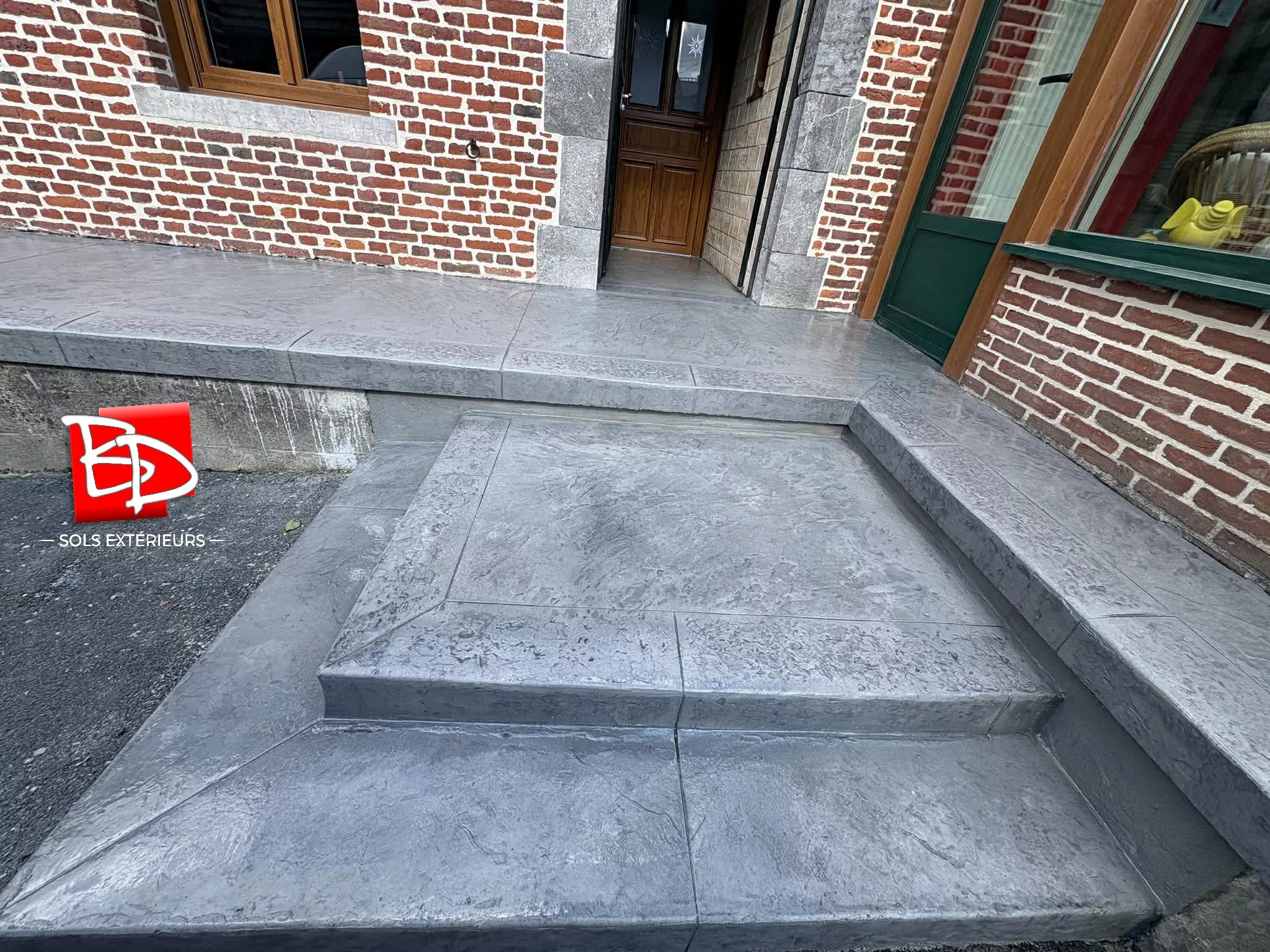 Escalier et Marches en Béton Imprimé