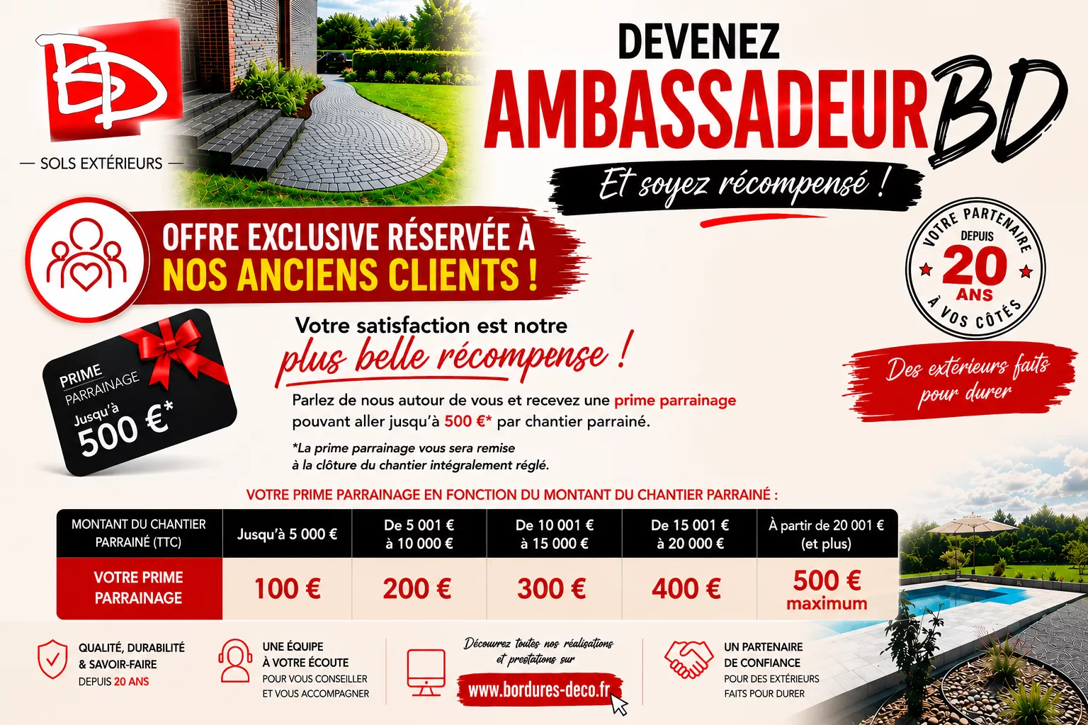 🎁 Devenez Ambassadeur BD et recevez jusqu'à 500€ !