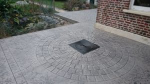 Pavés en cercle